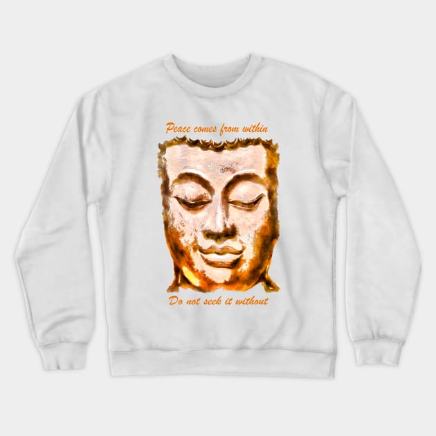 Buddha Crewneck Sweatshirt by JonDelorme